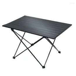 Camp Furniture Ultralight Portable Outdoor Dinner Desk Folding Camping Table High Strength Aluminum Alloy For Garden Party Picnic BBQ