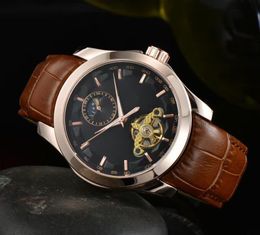 Expensive designer high quality men's belt foreign trade machinery goods men's automatic flywheel watch manufacturers agent