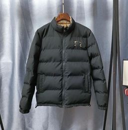 giacca stilista autunno inverno giacca da uomo cappotto imbottito in cotone manica lunga Piumini reversibili