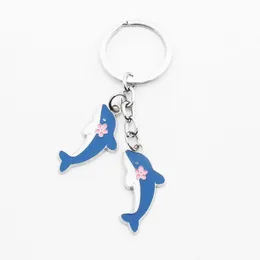 Keychains 1 Pcs Boyfriend Gift Key Chain For Women Men Couple Dolphin Sea Horse Keychain Gifts Husband Wife Valentines Day Crab