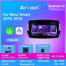 Android Car Video Player With Mobile Phone Connection For BENZ SMART 2016-2018 Factory Price