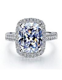 Cluster Ringe Einfache Women039s Kristall 925 Sterling Silber Ring Hochzeit Verlobungsschmuck Exquisite Von Swarovskis Anilos Gif6236556