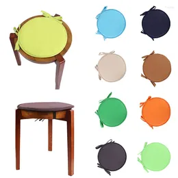 Pillow 30/38cm Circular Chair Seat S With Tie Four Seasons Sponge Mat Solid Colour Removable Tie-on Buttocks Pad