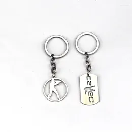 Keychains Game CSGO Keychain Counter Strike Dog Tag Alloy Pendant Necklaces Car Backpack Collier Men Jewellery Accessories Gifts