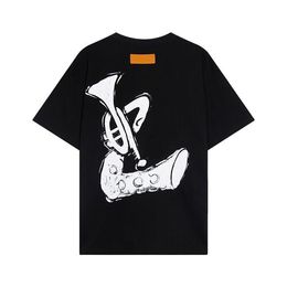 2023SS Hip Hop Street Letter Printed T Shirts Tee Sweatshirt Fashion High Street Short Sleeves Summer Casual T-Shirt Breathable Men Women Crew Neck Tees v87487