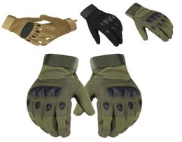 Sport Outdoor Tactical Army Airsoft Shooting Bicycle Combat Fingerless Paintball Hard Carbon Knuckle Full Finger Cycling Gloves3863563