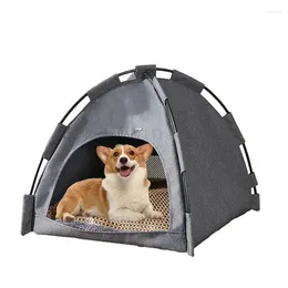 Dog Carrier Portable Cat Teepee Tent Easy Operation Fence Outdoor House 42 38CM Pet Cage For Puppy