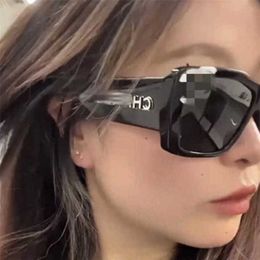 80% OFF Fashion men's outdoor sunglasses Small Fragrant Letter Leg Personality Mirror Face Large Frame Print Female ch71472a
