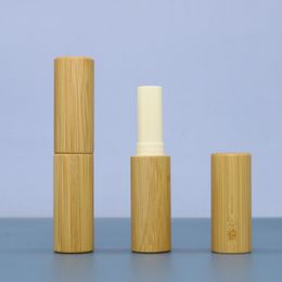 Cosmetic Cosmetic Packaging Bottles Empty Bamboo Lipstick Tube Lip Balm Container Gloss Storage Tubes For Women