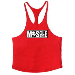 Mens Tank Tops est Plain Bodybuilding clothes gym Stringer Top Fitness sporting Vest Singlet workout Sleeveless Shirt For Men 230404