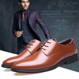 Dress Shoes 2023 Designer Formal Oxford For Men Wedding Leather Italy Pointed Toe Mens Sapato Masculino