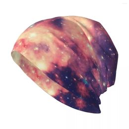 Berets Painting The Universe (Colorful Negative Space Art) Knit Hat Vintage Horse Trucker Hats For Men Women's