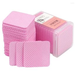 False Eyelashes 200 Pcs Glue Cleaning Cotton Pads Non-Woven Fabric Wipes Wiping Cloth For Lash Extension Tweezers Holder Pad