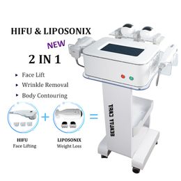 Portable HIFU Machine Wrinkle Remover HIFU Liposonixed Fat Reducing Body Slimming Skin Rejuvenation