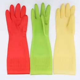 Disposable Gloves Lengthening And Thickening Long-Sleeved Waterproof Latex For Industrial Aquaculture Extra-Long Rubber Household Laundry