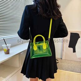 Shoulder Bags New Trendy Stylish Candy Handbag Mini Beach Tote Clear Purse Transparent Side Bag For Girlsstylishhandbagsstore