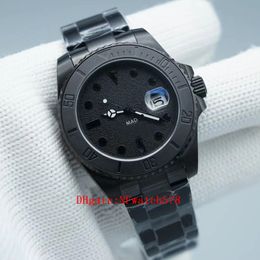 Men Watch Designer Watch 40mm Black Disk Dial Automatic Mechanical Fashion Classic Style Stainless Steel Waterproof Luminous Wristwatches Original Box