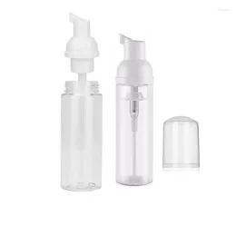Storage Bottles 10pcs 60ml Plastic Foaming Pump Mini Travel Size Foam Dispenser Bottle For Cleaning Cosmetics Packaging