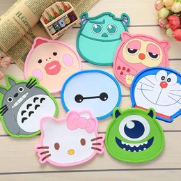 Table Mats Colour Cute Cartoon Silicone Dining Placemat Kitchen Accessories Mat Cup Bar Mug Animal Drink Pads