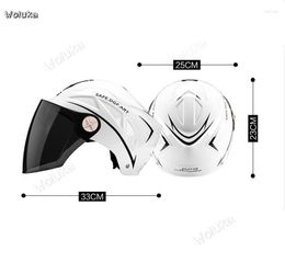 Motorcycle Helmets Helmet Men And Women Summer Sunscreen Lightweight UV Protection CD50 Q02