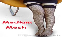 Ship 20 Pairs Medium Mesh Small Mesh Sexy Womens Sheer Lace Top Silicone Band Stay Up Thigh High Stockings Pantyhose lingerie8667228