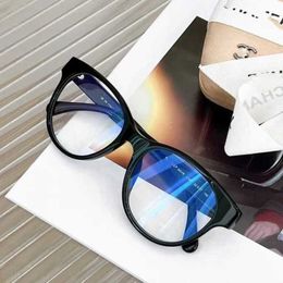 Women's Luxury Designer Grandma Xiang's Autumn Product CH3431B Fashionable Cat Eye Frame Can Be Fitted with Myopia Lens