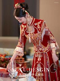 Ethnic Clothing Chinese Sets 2023 Traditional China Wedding Dress Ancient Custume Hanfu Xiuhe Bridal Dresses For Women