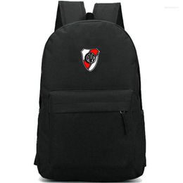 School Bags River Plate Backpack CARP Daypack Nunez Football Club Schoolbag Soccer Badge Rucksack Bag Print Day Pack