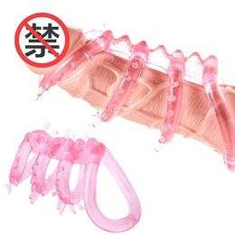 Sex toy massager Penis Rings Cock Sleeve Delay Ejaculation High Elasticity Time Lasting Toys Men G Spot Massager