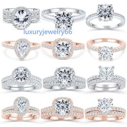 Wholesale Price 925 Sterling Silver Engagement Ring High Quality Reasonable Fine Silver Ring Moissanite Jewelry Engagement Ring