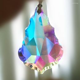 Chandelier Crystal 10pcs/LOT 38MM AB Colour Shape Glass Drop Prism French Style Hanging Pendant