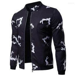 Men's Jackets Men Casual Fashion Baseball Jacket Slim Fit Long Sleeves Thin Europe Size Drop Quality Brand Top Coat