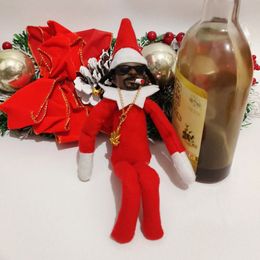 Snoop on A Stoop Christmas Elf Doll Spy Bent Home Decorati Year Gift Toy FY3984 110