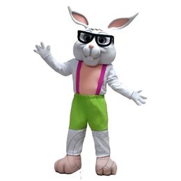 2024 Happy Rabbit Mascot Costume Easter Bunny Full Body Props Outfit costume