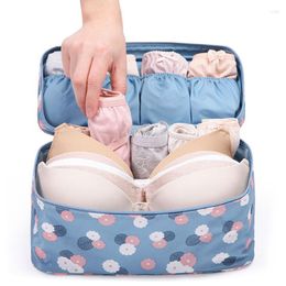 Cosmetic Bags Women Girl Travel Bra Underwear Organiser Bag Makeup Toiletry Wash Storage Case