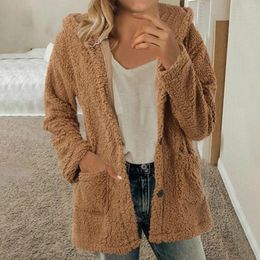 Women's Hoodies Casual Colour Block H Sweatshirt ButtonsHoodie Loose Blouse Warm Cardigan Women S Long Duster Cardigans