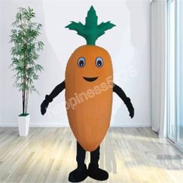 Hot Sale Carrot Mascot Costumes Cartoon Character Outfit Suit Carnival Adults Size Halloween Christmas Party Carnival Dress suits