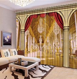 Fashion Customised Home Bedroom Decoration 3D Curtain Roman Church Curtains For Blackout Curtains Living Room 3D Curtain