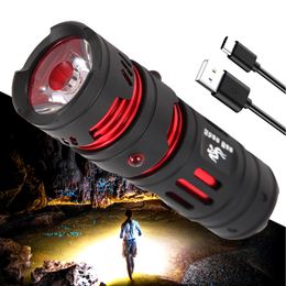 Shan Bao Pocket Super Bright Mini USB Rechargeable LED Small Waterproof Flashlight (customizable logo)