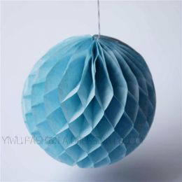 Christmas Decorations 15pcs/lot 6inch (15cm) Light Blue Tissue Paper Honeycomb Balls Party Hanging