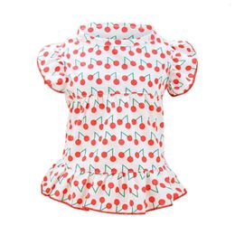 Dog Apparel Fancy Clothes Girl Puppy For Small Dogs Pet Dresses Shirts