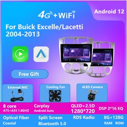 Android 12 Car Multimedia Radio Video Player Auto Stereo Audio For EXCELLEN/LACETTI 2004-2007