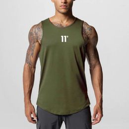 Men's Tank Tops Summer Mens Gym Top Men Workout Sleeveless Shirt Quick Dry Bodybuilding Clothing Fitness Sportswear Muscle Vests Tanktops