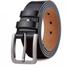 Motorcycle Armor Cowhide Genuine Leather Belts For Men Cowboy Luxury Strap Brand Male Vintage Fancy Jeans Designer Belt High