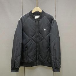 L7066 Victory black designer jacket men long sleeve luxury cotton-padded baseball jackets mens coat