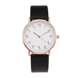 Wristwatches Creative Fashion Casual Ladies Quartz Steel Mesh Watch Exquisite High Quality Leather Watches Arabic Numbers