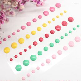 Gift Wrap 1 Sheet Sprinkles Enamel Dots Self Adhesive Scrapbooking Resin Sticker Po DIY Crafts Card Making Decor