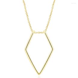 Chains European And American Classic Trendy Fashion Simple V-shaped Ring Bracket Necklace Pendant For Women Wife Girlfriend Lover