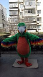 High quality Plush Parrot Mascot Costume Suit Party Game Dress Outfit Halloween Adult