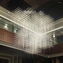 Chandeliers Nordic Luxury Large LED El Customised Decoration Indoor Lighting Restaurant Hanging Lamp Exhibition Light Fixture